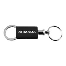 Nissan Armada Keychain & Keyring - Black Valet Aluminum Key Fob Key Chain picture