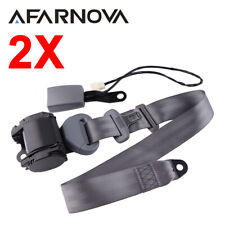 2pcs For KIA Cars Cars 3 Point Harness Replace Belt Seat Belt Gray Lap Strap picture