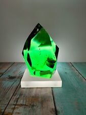Andara Crystal Natural Cutting Emerald Green 2630gr with base for Decoration picture