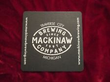 Beer Bar Coaster ~ MACKINAW Brewing Co ~ Brewery Since 1997 ~ Traverse City, MI picture