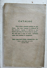 1927 Car-Van Steel Products Canton OH Catalog Knives / Pocket Knife Illustrated picture