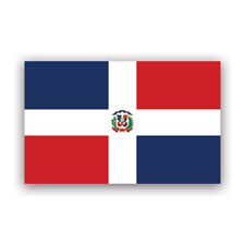 Dominican Flag Sticker Decal - Weatherproof - dominican republic caribbean picture