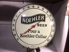Koehler Beer 12” round thermometer -Pour a Koehler Collar picture