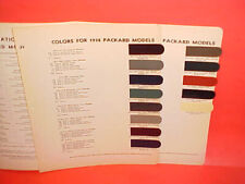 1938 PACKARD SIX SUPER EIGHT TWELVE CABRIOLET VICTORIA TOURING SEDAN PAINT CHIPS picture