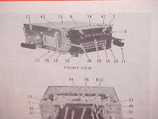 1978 FORD LINCOLN MARK V MERCURY QUAD 8-TRACK TAPE/AM-FM RADIO SERVICE MANUAL picture
