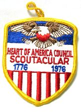 Vintage BSA Patch Heart of America Council Scoutacular 1976 Patch Kansas City MO picture
