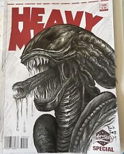 Heavy Metal magazine #300 Sketch Cover W Original Alien Painting By Frank Forte picture