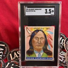 1933 GOUDEY-R73 INDIAN GUM #46 SPOTTED TAIL SGC 3.5 picture