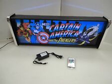 Captain America Avengers Marquee Game/Rec Room LED Display light box picture