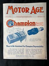 vintage 1919 CHAMPION SPARK PLUG double ad Toledo Ohio Johnson’s Carbon Remover picture
