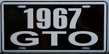 1967 67 PONTIAC GTO LICENSE PLATE 389 400 455 TRI POWER HURST RAM AIR JUDGE GOAT picture
