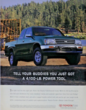 1997 Toyota T 100 VTG Tell Buddies 4,100 Power Tool-Original Print Ad 8.5 x 11