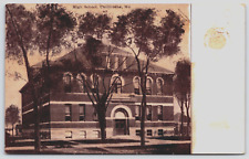 Postcard High School, Front View, Chillicothe Missouri Posted 1917 picture