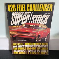 Rodder and Super/Stock Magazine Sep 1970 Vintage Street Drag Racing GTO Hemi picture