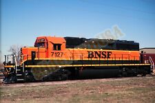 Vtg 1999 Train Slide 7127 BNSF Engine Kansas City MO X8R105 picture
