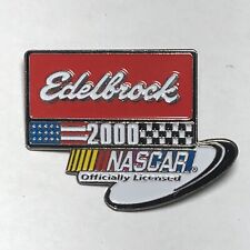 2000 Edelbrock NASCAR American Checkered Flag Hat Lapel Pin Auto Carburetors picture