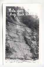 Real Photo Postcard Wide Open Trail Hogs Back Reserve near Diana NY   picture