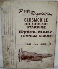 Parts Req for Oldsmobile 88-S88-98 Starfire Hydra-Matic Transmission 1961-1963 picture