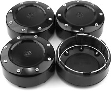 102Mm 4 Inch Wheel Center Caps Black Compatible with Mayhem Wheels Rims Hub picture