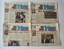 4 OJ Simpson Newspapers June 1994 Main Sections picture