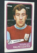 1968-1969 FOOTBALL CARD YELLOW #69 RALPH COATES BURNLEY CLARETS picture