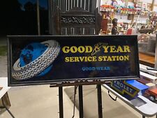 Vintage Great Looking Goodyear Service Station Metal Sign 50