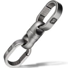 FEGVE Titanium Swivel Key Chain Rings Heavy Duty with 2 Mini Quick Release picture