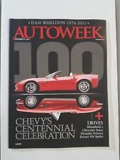 Auto Week Magazine October 31, 2011 2012 Ferrari 458 Spider - Chevrolet Sonic picture