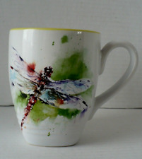 Dragonfly Stoneware Coffee Mug by Dean Crouser MINT picture