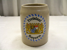 Vintage German Beer Stein Glazed Stoneware Hand-Turned 0.5L 1-east picture