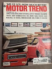 Motor Trend September 1967 - AMC, Barracuda 383 GTO 442 Chevrolet Lotus Ford F1 picture
