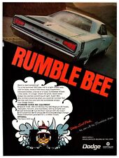 Vintage - 1968 Dodge Rumble Bee - Original Print Ad (8x11) - Advertisement picture