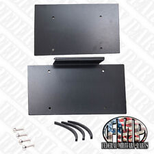 HUMVEE FRONT LICENSE PLATE BRACKET FRAME + HARDWARE - NO DRILL TO INSTALL - M998 picture