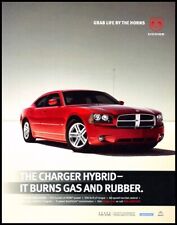2006 Dodge Charger Gas and Rubber Original Advertisement Car Print Ad J702A picture