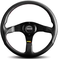 Tuner Black 350 Steering Wheel with Red Stitching picture