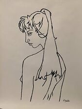 Pablo Picasso Sylvette Girl With The Ponytail Mid 20th century 1954 RARE picture