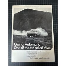 Vintage 1967 Vauxhall Viva Automobile UK Print Ad picture
