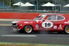 PHOTO  STEVE DANCE'S MAGNIFICENT FORD CAPRI RS2600 BELLOWS THROUGH BROOKLANDS ON picture