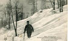 CPA 12 OUR CAMPAIGNS AROUND AUBRAC BRAVE FACTOR DESPITE SNOW & COLD picture