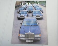 Rolls Royce  Bentley 1885-1985 centenary issue of Quest #4 picture