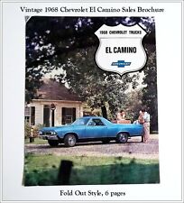 Four Vintage Sales Brochures 1968, 1979 El Camino & 1979, 1984 Corvette - Unused picture