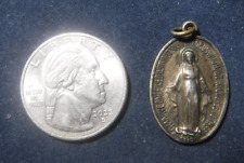 Vintage Miraculous Medal Sterling Silver picture