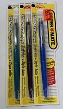 NOS Vtg Paper Mate Ninety Eight Ball Pen Retractable Refillable Double Heart Blk picture