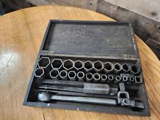 Vintage Allen Universal Wrench Socket Set Complete Patent Date 1918 Original Box picture