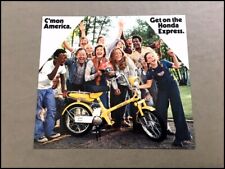 1977 Honda Express Scooter Motorcycle Bike Vintage Sales Brochure Spec Folder picture