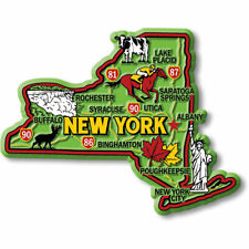 New York Colorful State Magnet by Classic Magnets, 4