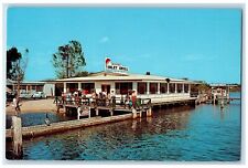 c1960's Inlet Grill Seafood Fishing Nole Cars Daytona Beach Florida FL Postcard picture