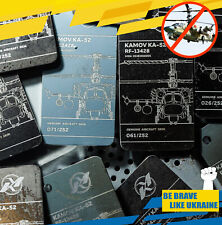 Tag Keychains Made from Parts of Alligator KA-50 Attack Helicopter Tribute picture