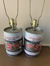2 Vintage Lowenbrau 5 Liter Lamps. 7 In Wide 21 In Tall. Rare Old Barn Find picture