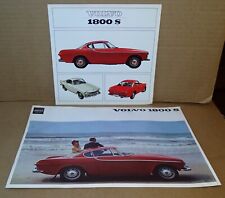 two circa 1965 Volvo 1800s Sales Brochures picture